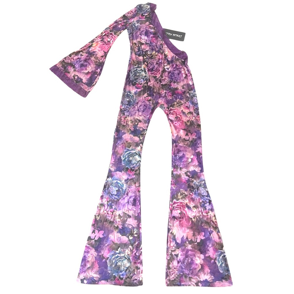 NWT-purple florals bodysuit